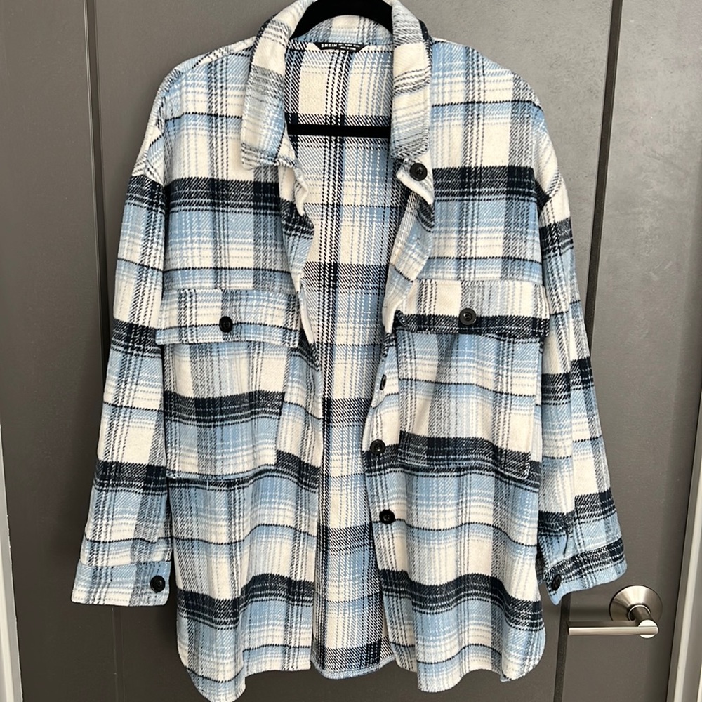 Plaid shacket